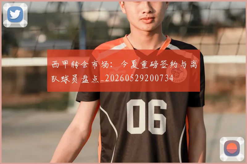 西甲转会市场:今夏重磅签约与离队球员盘点_20260529200734